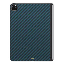 Étui Pitaka MagEZ Folio IPad Pro 11 3gen NOIR-BLEU Twill
