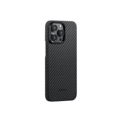 Étui Pitaka MagEZ Pro iPhone 15 Pro Noir Twill 1500D