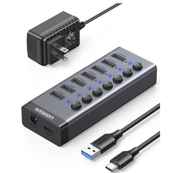 Accessoire informatique UGREEN HUB USB 3.0 à 7 ports
