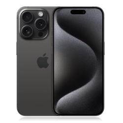 Cellulaire Apple Usagé (C) iPhone 15 Pro 128 Go Déverrouillé Noir