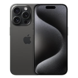 Cellulaire Apple Usagé (B) iPhone 15 Pro 128 Go Déverrouillé Noir