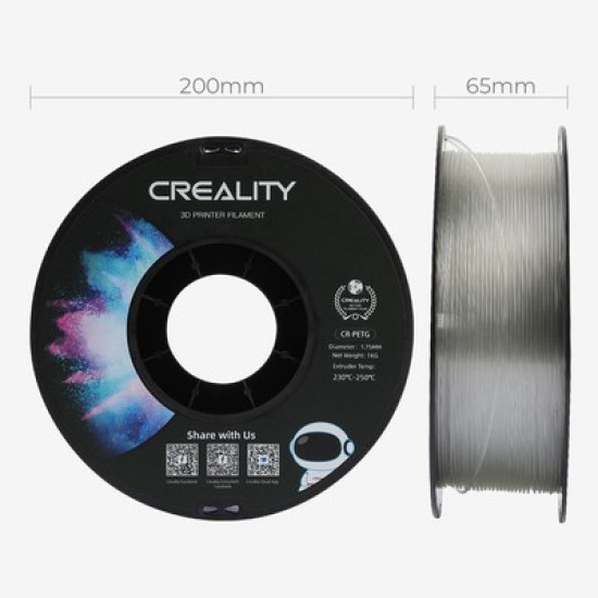 Filament Creality PETG Transparent