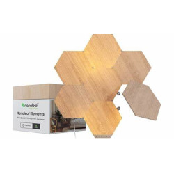 Lumière Nanoleaf Elements Wood Smarter 7 Morceaux
